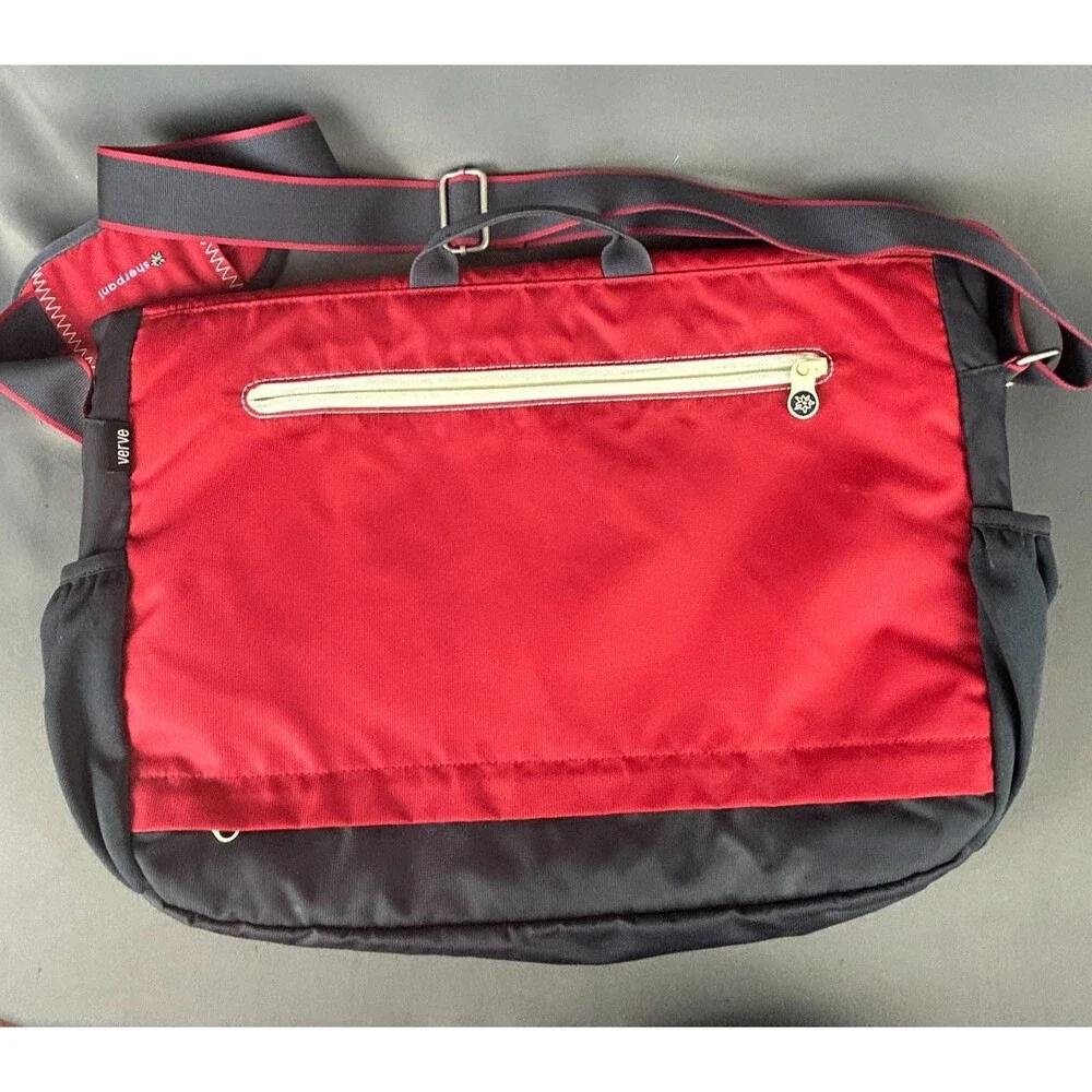 Sherpani Verve Crossbody Red Black Messenger Yoga Travel Tote Bag 12